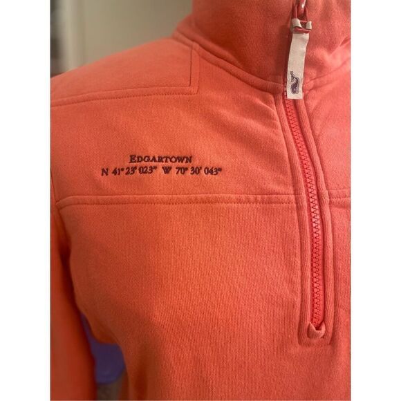 Vineyard Vines Women’s Shep Shirt Half Zip 100% Cotton Size L Nantucket Preppy - Picture 5 of 9